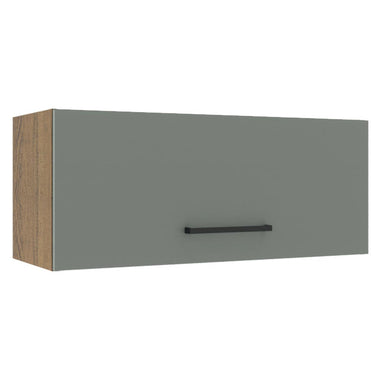 Alacena 80 cm 1 Puerta Marrón/Gris Agata Madesa