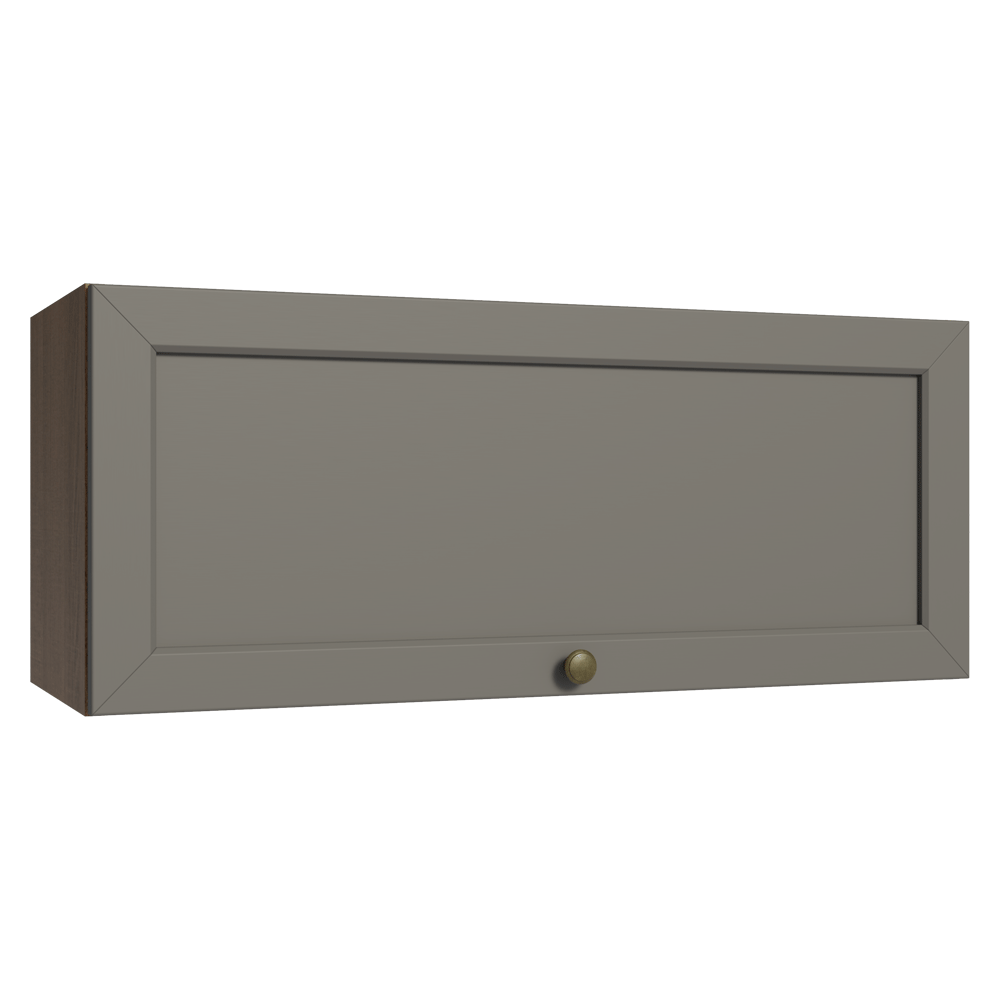 Alacena 80 cm 1 Puerta Puerta Rebatible Marrón/Gris Vik Madesa
