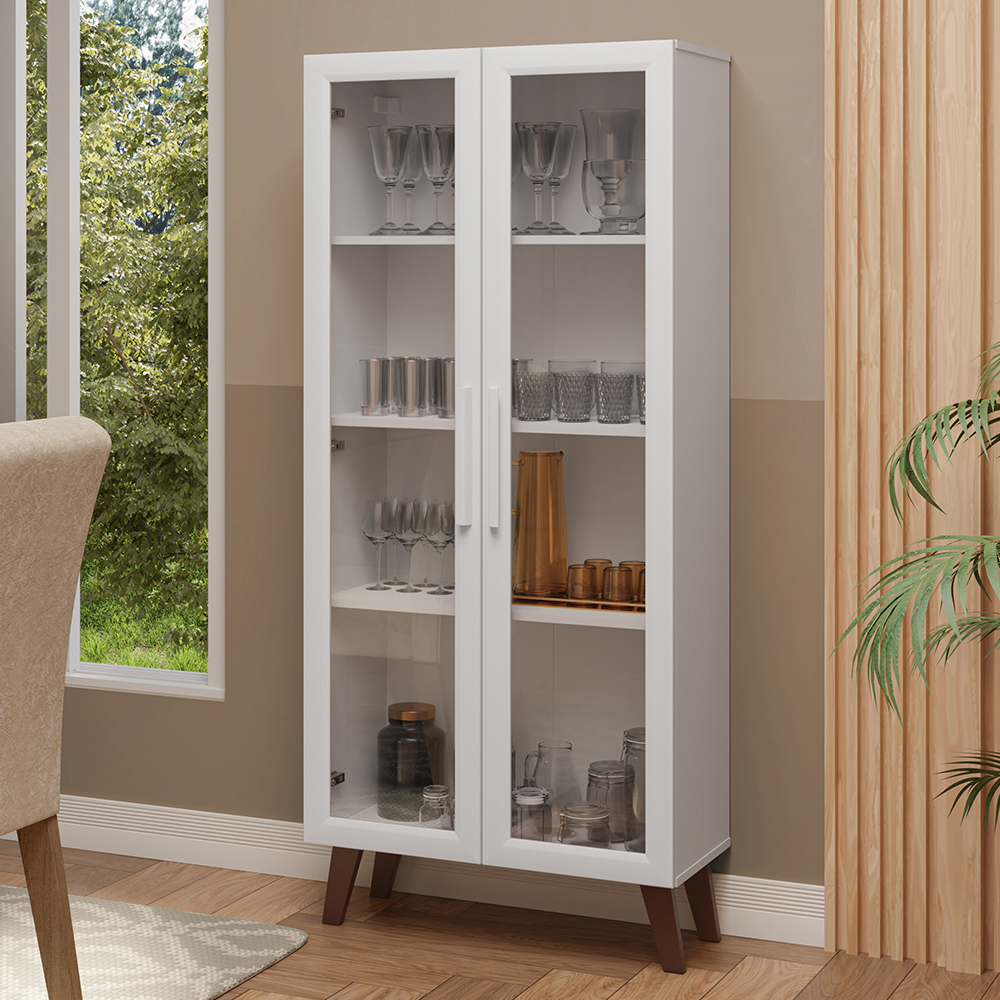 Cristalero Madesa 2 Puertas 70 cm con Patas BB