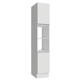 Despensero 40 cm 2 Puertas e 2 Nichos Blanco Glamy Madesa