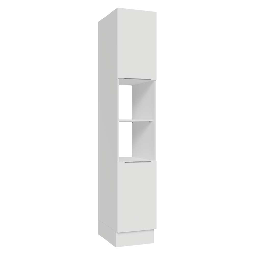 Despensero 40 cm 2 Puertas e 2 Nichos Blanco Stella Madesa