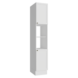 Despensero 40 cm 2 Puertas e 2 Nichos Blanco Vik Madesa