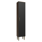 Despensero 40 cm 1 Puerta Marrón/Negro Lille Madesa