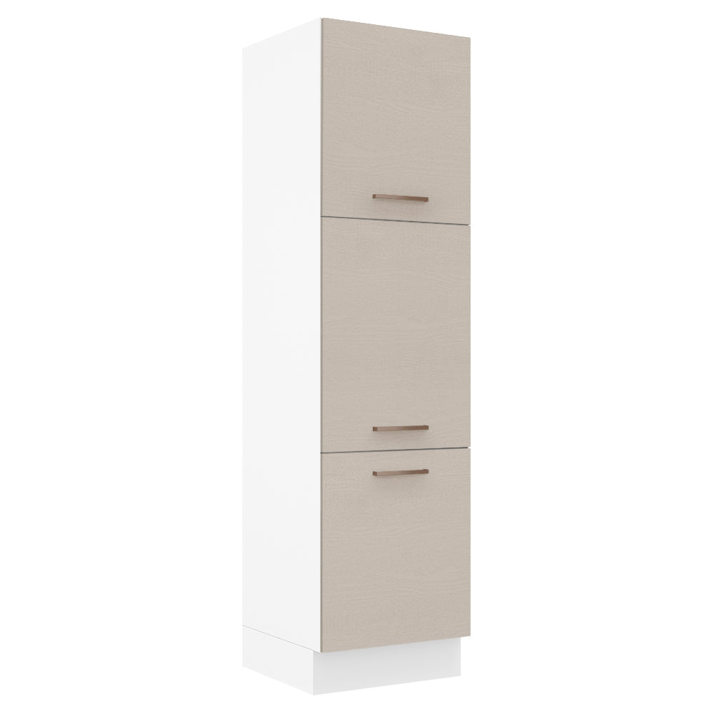 Despensero 60 cm 3 Puertas Blanco/Crema Agata Madesa