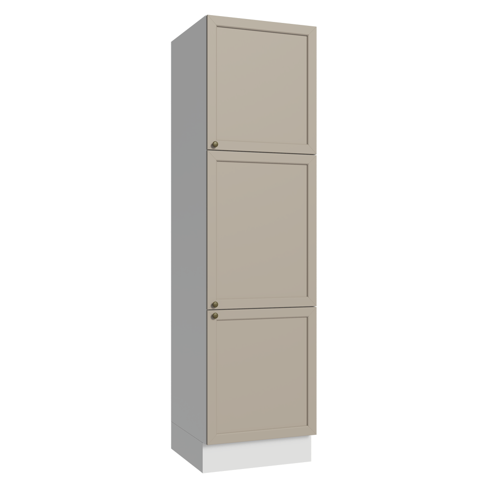 Despensero 60 cm 3 Puetas Blanco/Crema Vik Madesa