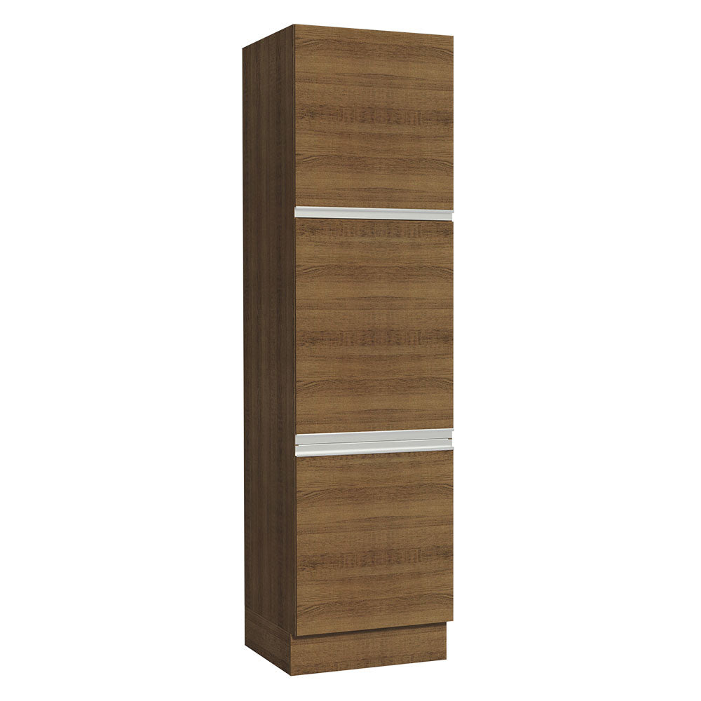 Bajo Mesada Organizador Madesa Glamy 60 cm 3 Puertas Marrón