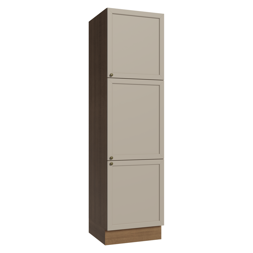 Despensero 60 cm 3 Puetas Marrón/Crema Vik Madesa