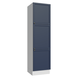 Despensero 60 cm 3 Puertas Blanco/Azul Vik Madesa