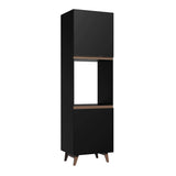 Bajo Mesada para Horno 60 cm Negro