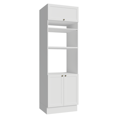 Mueble para Horno y Microondas 70 cm 3 Puertas Blanco Vik Madesa