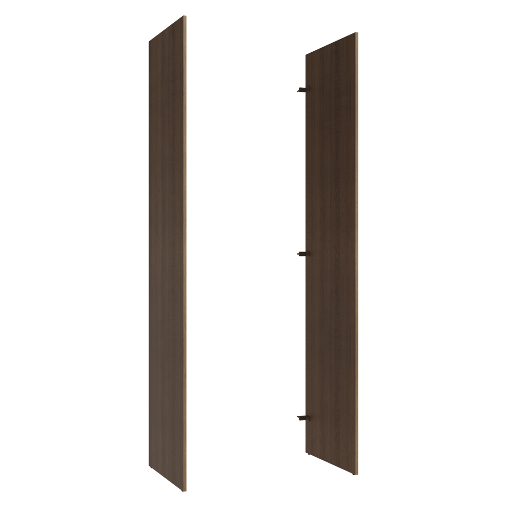 Panel de Cierre Lateral para Cocina 225 x 60cm Marrón Madesa