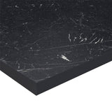 Mesada 100% MDF para Bajo Mesada 120 cm Nero Marquina Negro