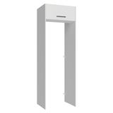 Mueble para empotrar Heladera 73 cm 1 Puerta Abatible Blanco Agata Madesa