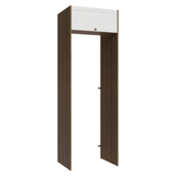 Mueble para empotrar Heladera 73 cm 1 Puerta Abatible Marrón/Blanco Vik Madesa