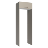 Mueble para empotrar Heladera 73 cm 1 Puerta Abatible Crema/Blanco/Crema Agata Madesa