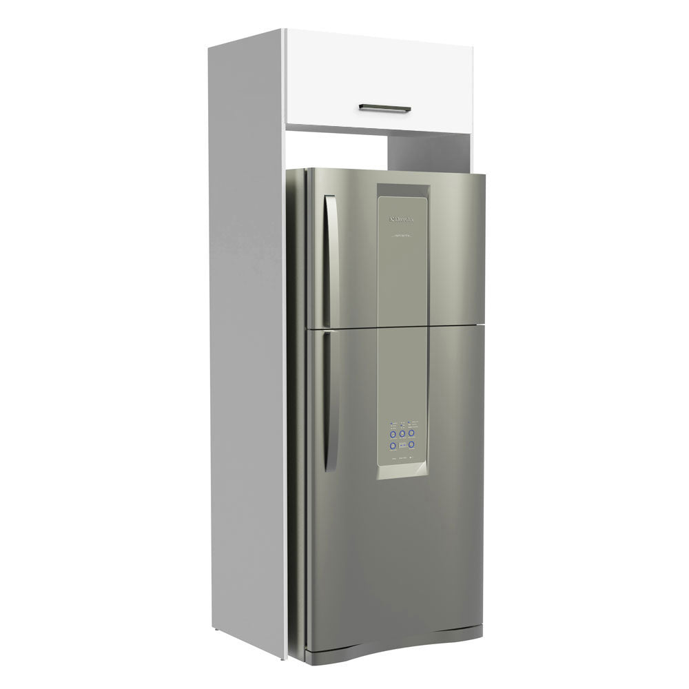 Mueble para Heladera Agata con 1 Puerta Blanco