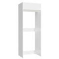 Mueble para empotrar Heladera 83 cm 1 Puerta Rebatible Blanco Glamy Madesa