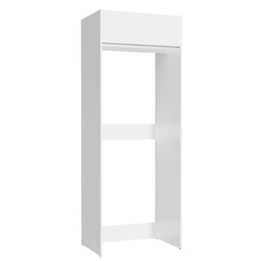 Mueble para empotrar Heladera 83 cm 1 Puerta Rebatible Blanco Glamy Madesa