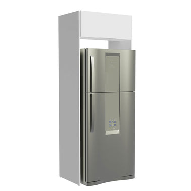 Mueble para empotrar Heladera 83 cm 1 Puerta Rebatible Blanco Stella Madesa