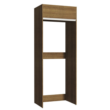 Mueble para empotrar Heladera 83 cm 1 Puerta Rebatible Marrón Glamy Madesa