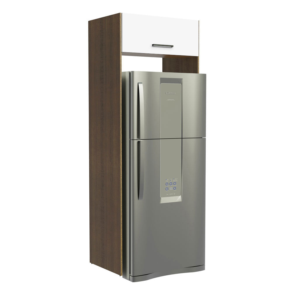 Mueble para empotrar Heladera Madesa Agata Puerta Rebatible