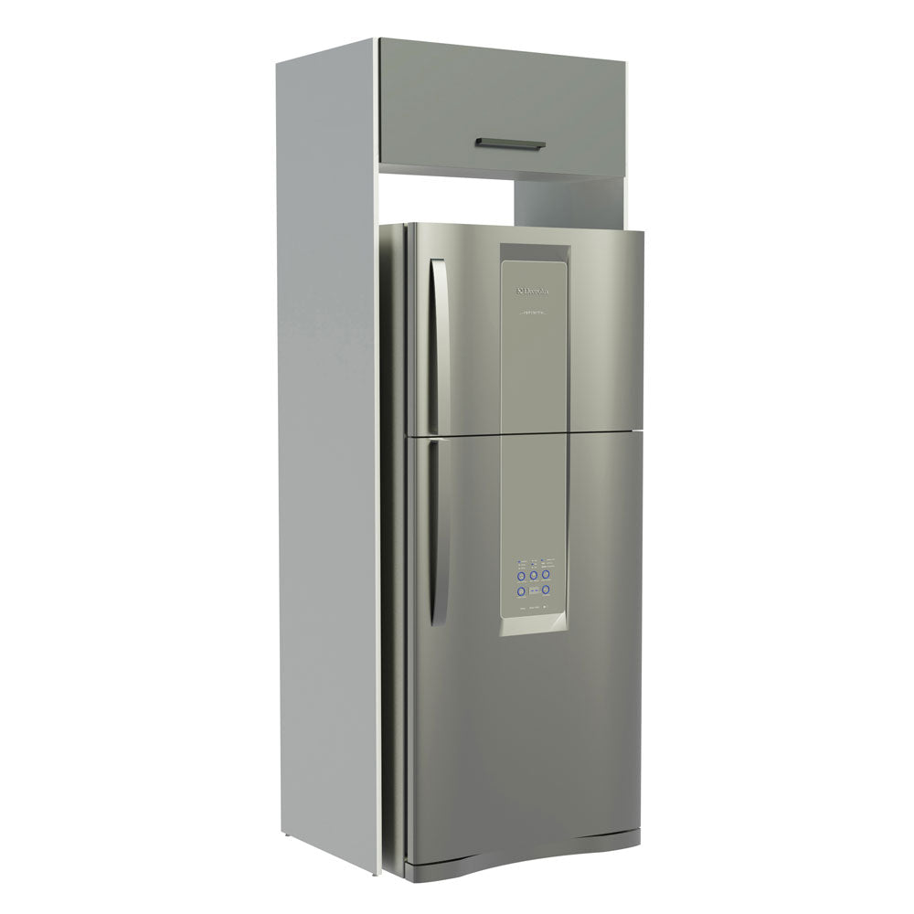 Mueble para empotrar Heladera Madesa Agata Puerta Rebatible