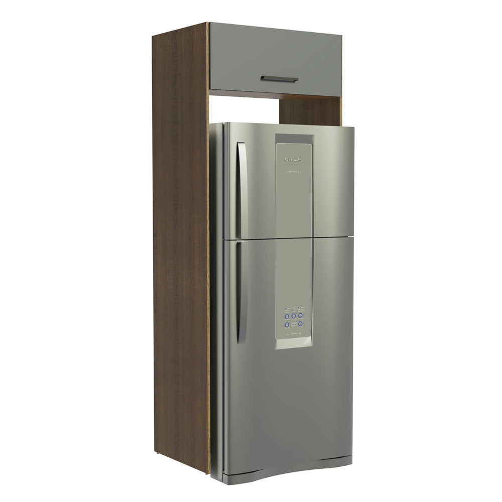 Mueble para empotrar Heladera Madesa Agata Puerta Rebatible