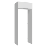 Mueble para empotrar Heladera 83 cm 1 Puerta Rebatible Blanco Stella Madesa