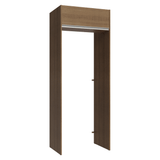 Mueble para empotrar Heladera 83 cm 1 Puerta Rebatible Marrón Glamy Madesa