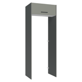 Mueble para empotrar Heladera 83 cm 1 Puerta Rebatible Gris/Blanco/Gris Agata Madesa
