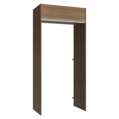 Mueble para empotrar Heladera 103 cm 1 Puerta Rebatible Marrón Glamy Madesa