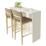 Isla de Cocina con Barra desayunador Madesa 120cm B1