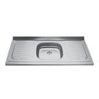 Bacha de Acero Inoxidable Tramontina 120 x 52 cm Madesa
