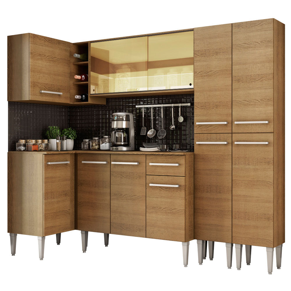Combo completo de Cocina Esquinera 293cm Emilly Line Madesa 06