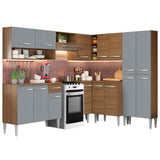 Combo completo de Cocina Esquinera Madesa Emilly 417cm Ice MG