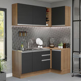 Combo completo de Cocina Esquinera Madesa Glamy 269cm MN 01