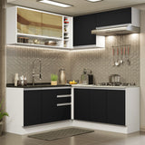 Combo completo de Cocina Esquinera Madesa Glamy 349cm BN 02