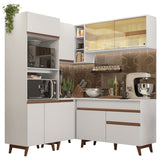 Combo completo de Cocina Esquinera Madesa Reims 332cm BB