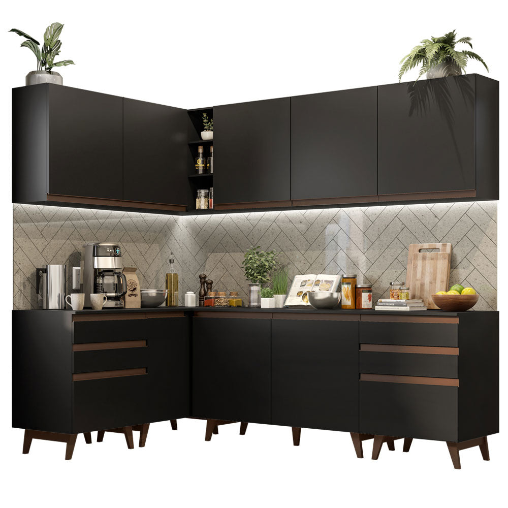 Combo completo de Cocina Esquinera Madesa Reims 382cm NN 02