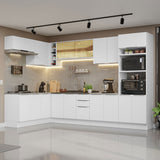 Combo Completo de Cocina Esquinera 499 cm Blanco Stella Madesa 03