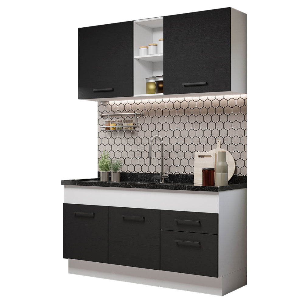 Combo de Cocina Madesa Agata 150cm BN 02