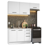 Combo de Cocina Compacta 180cm Agata Madesa 09 Blanco