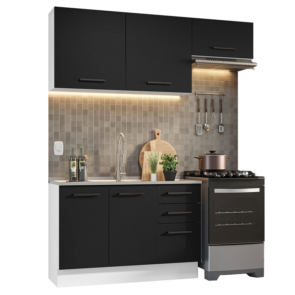 Combo de Cocina Madesa Agata 180cm BN 09