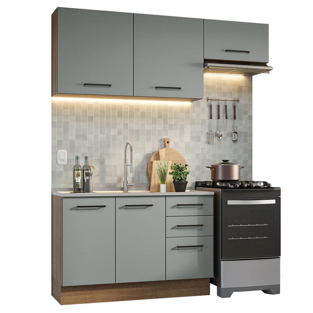 Combo de Cocina Madesa Agata 180cm MG 09