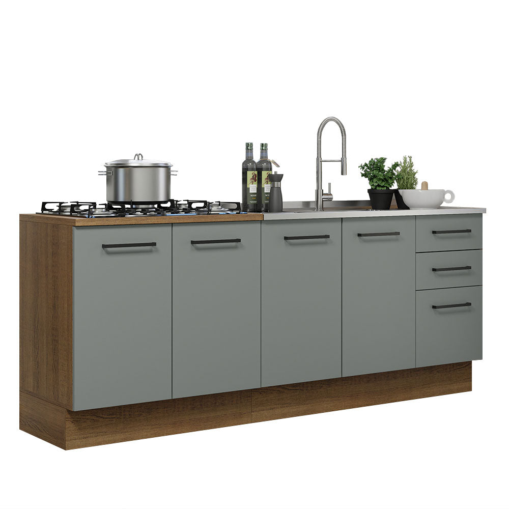 Kit Amario de Cocina 200cm Glamy Madesa MG