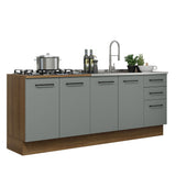 Kit Amario de Cocina 200cm Glamy Madesa MG