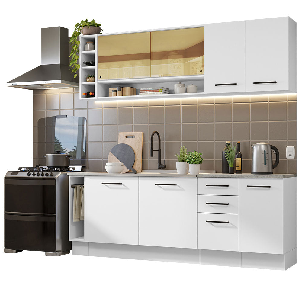 Combo completo de Cocina Madesa Agata 220cm BB 01