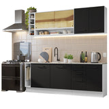 Combo completo de Cocina Madesa Agata 220cm BN 01