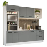 Combo completo de Cocina Madesa Agata 250cm BG 01