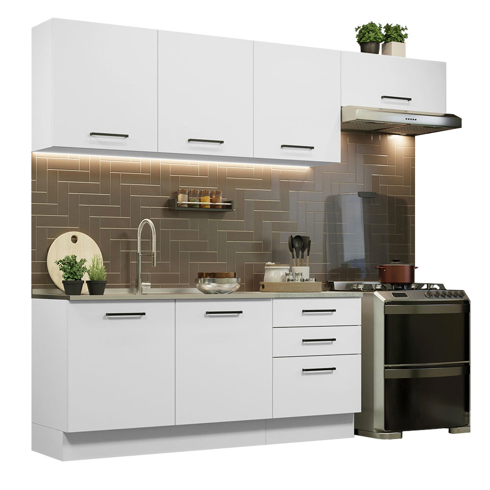 Combo completo de Cocina 260cm Blanco Agata Madesa 02